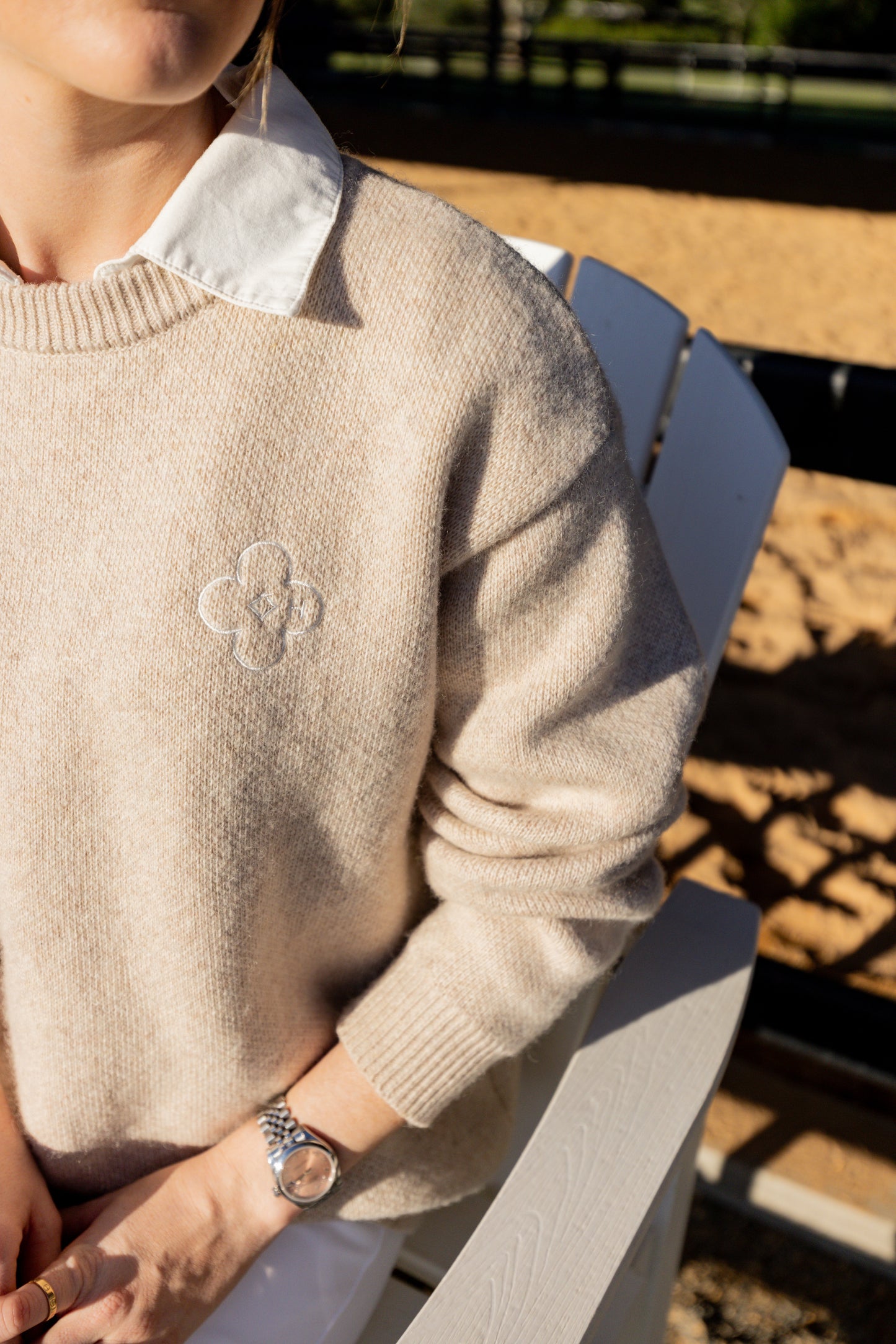 Fleece-Reitpullover