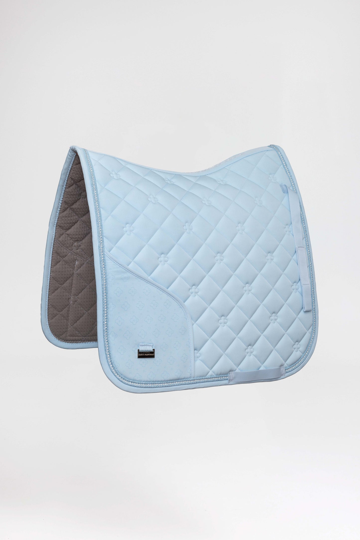 Baby Blue Saddle Pad with Discreet Zip Pocket, Perfect For Carrots, Phones, Gloves Etc.