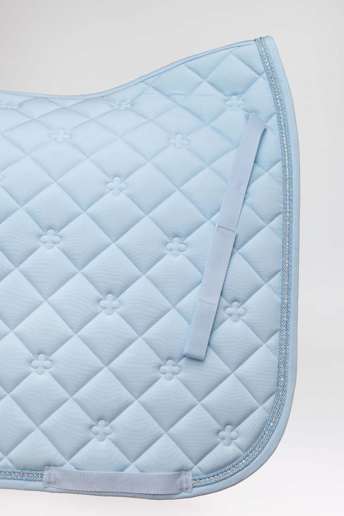 Light blue riding saddle pad perfect for training