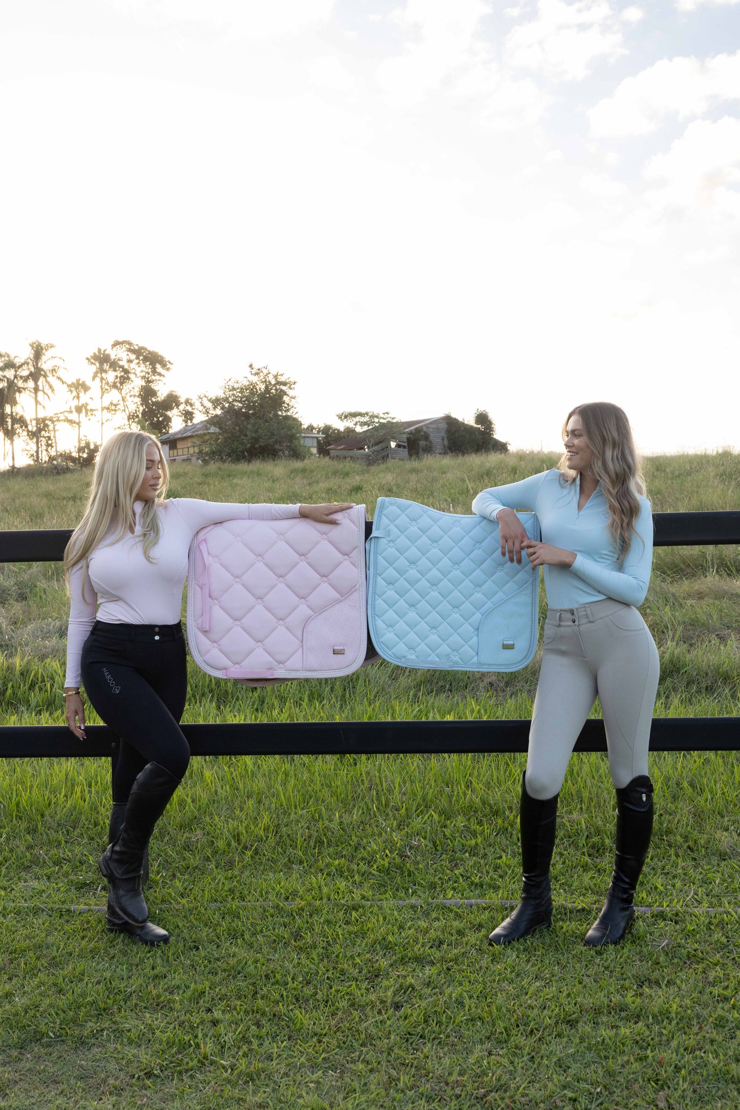 Limited Edition Pastel Pink Saddle Pad W/Pocket