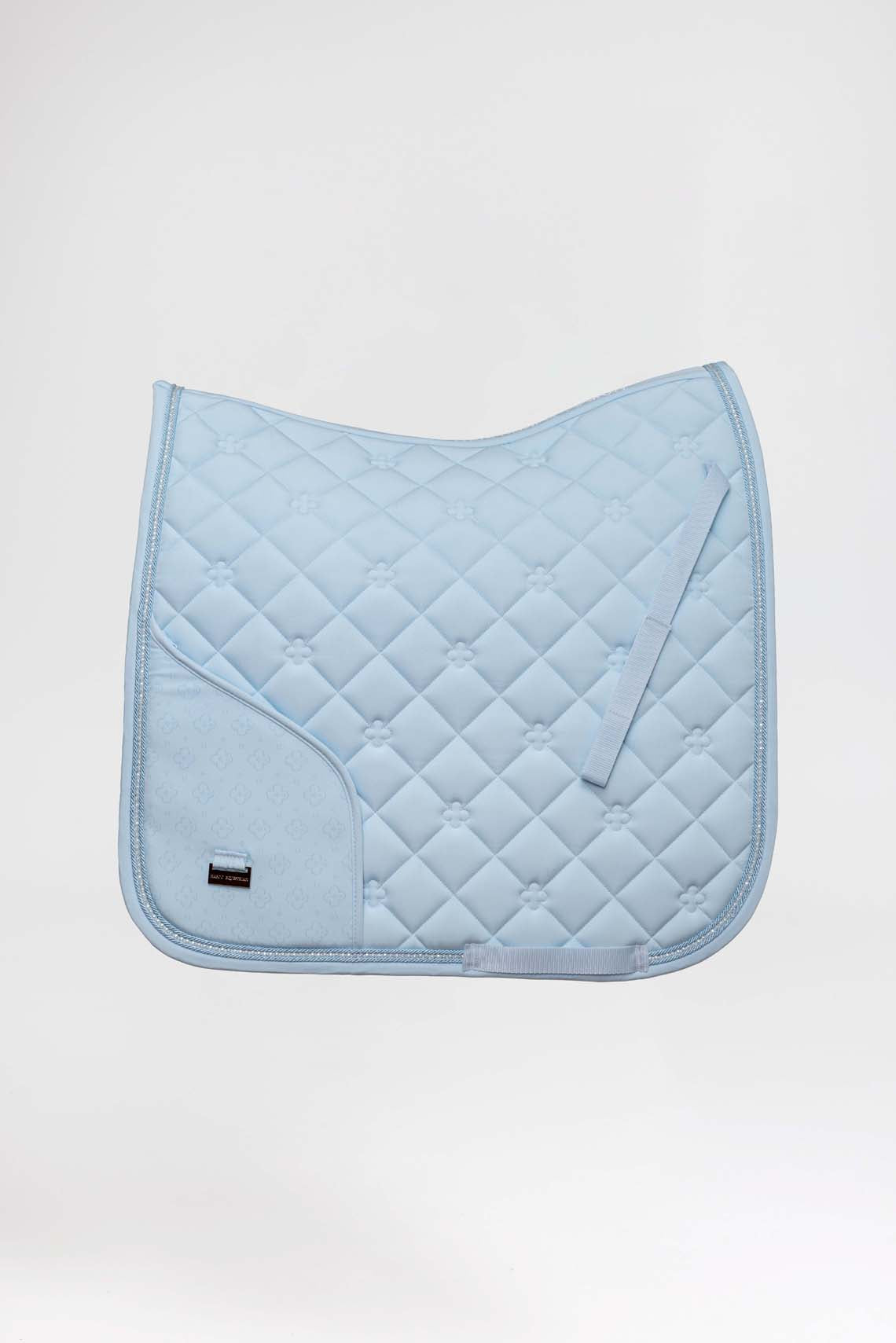 Baby blue horse saddle pad ideal for lessons, pleasure and trail riding
