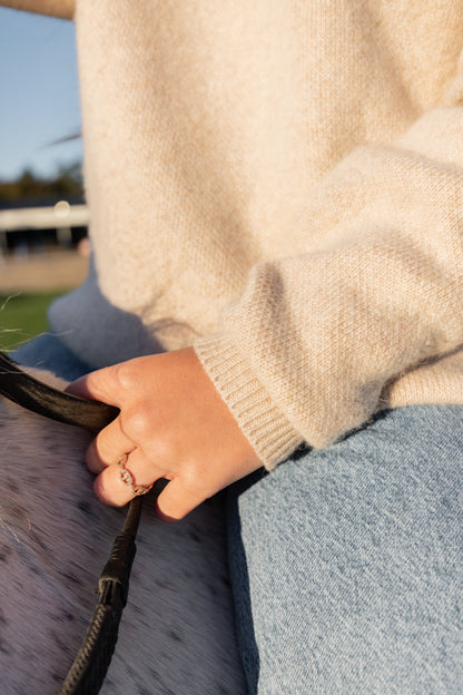 Fleece-Reitpullover