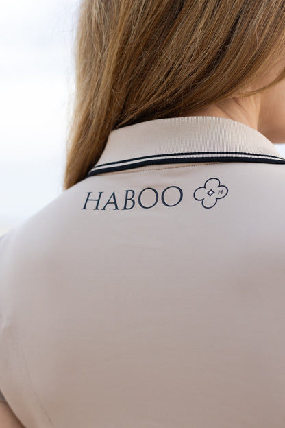 Beige Classic Riding Polo