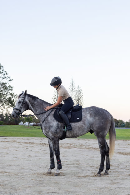 Black Edition Jump Saddle Pad W/Pocket